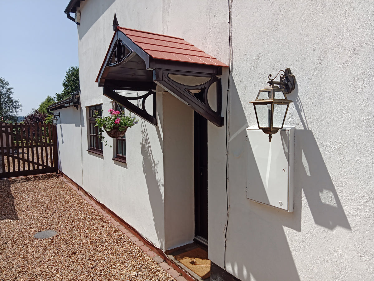Rockingham Door Canopy - Width 121cm, Height 97cm, Depth 75cm