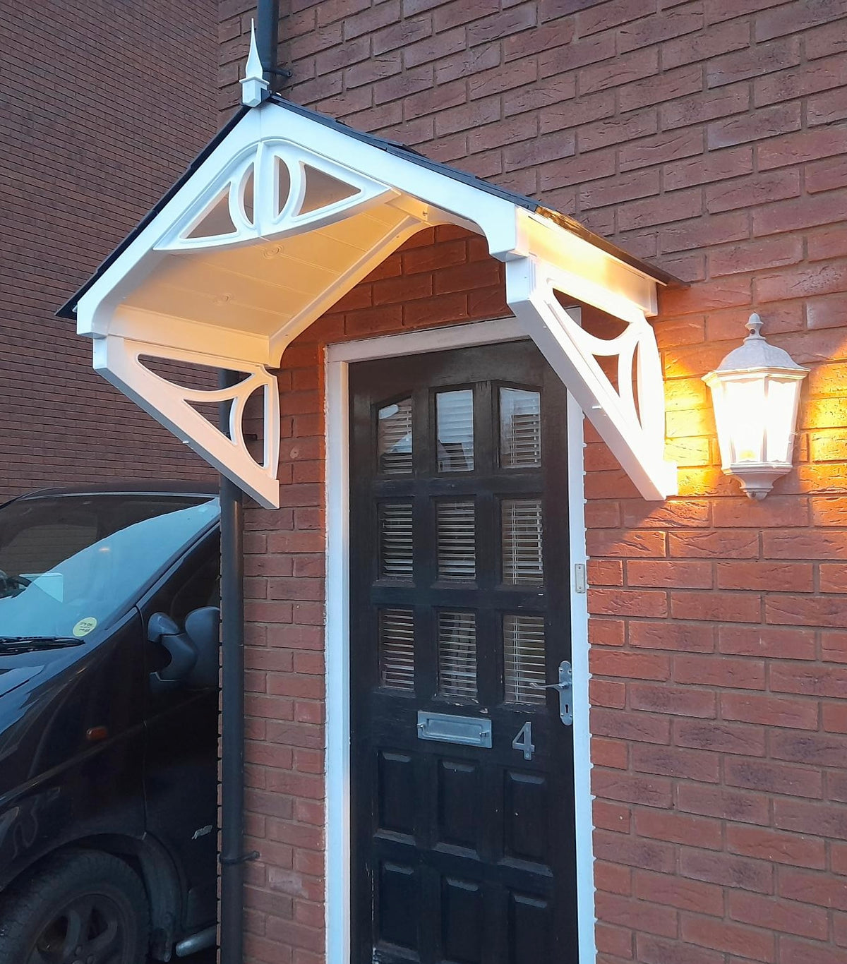 Rockingham Door Canopy - Width 121cm, Height 97cm, Depth 75cm