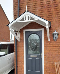 Rockingham Door Canopy - Width 121cm, Height 97cm, Depth 75cm