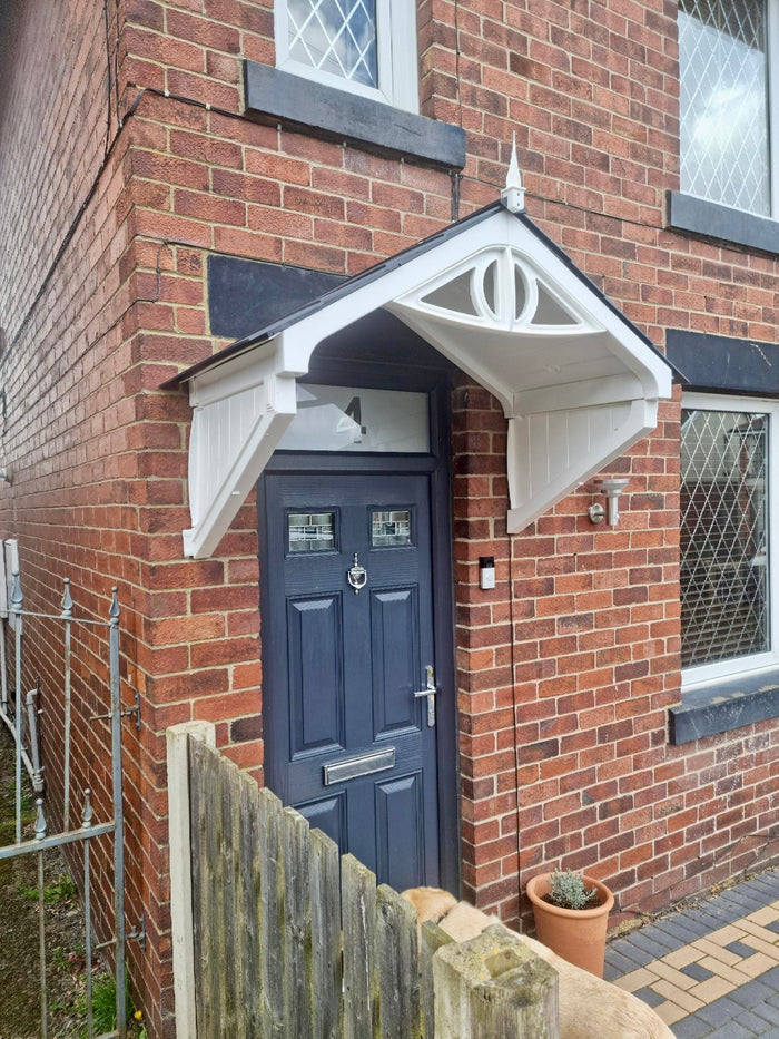 Rothwell Door Canopy - Width 121cm, Height 97cm, Depth 75cm