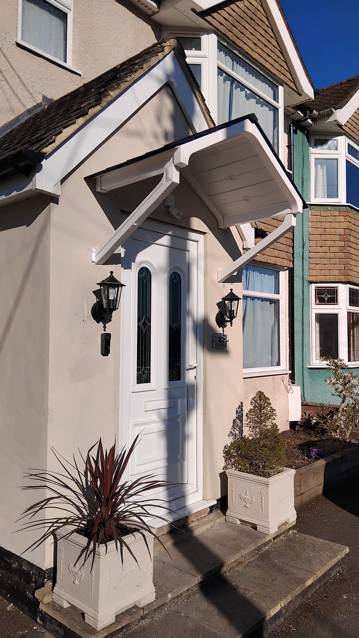 Apex Door Canopy - Depth 72.5cm x W121cm x H97cm