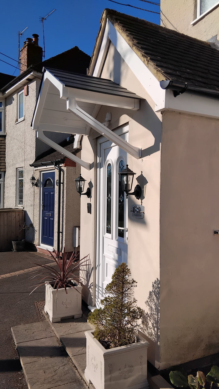 Apex Door Canopy - Depth 72.5cm x W121cm x H97cm