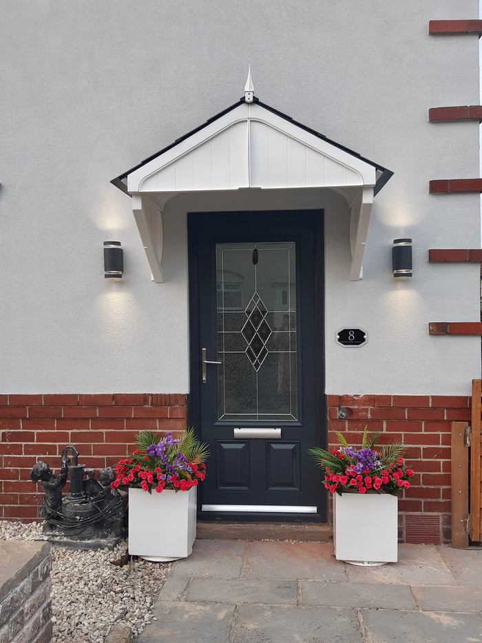 Achurch Door Canopy - Width 121cm, Height 97cm, Depth 75cm