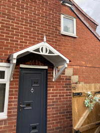 Rockingham Door Canopy - Width 121cm, Height 97cm, Depth 75cm