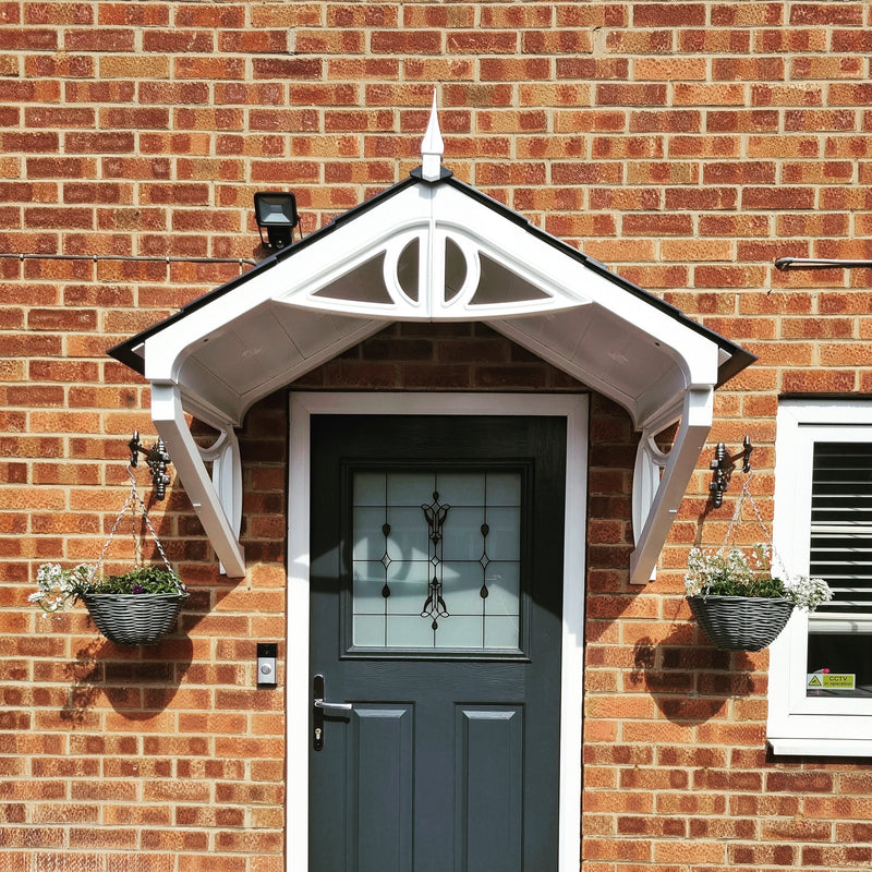 Wood vs Plastic Door Canopies
