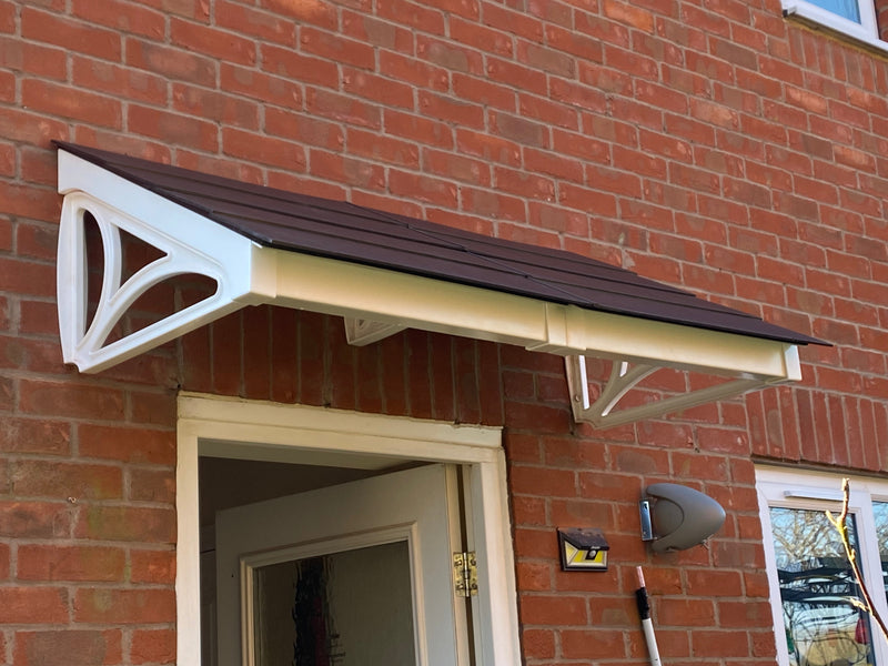 From Flat-Pack to Finished Canopy: Cosgrove 144cm Door Canopy Progress Photos