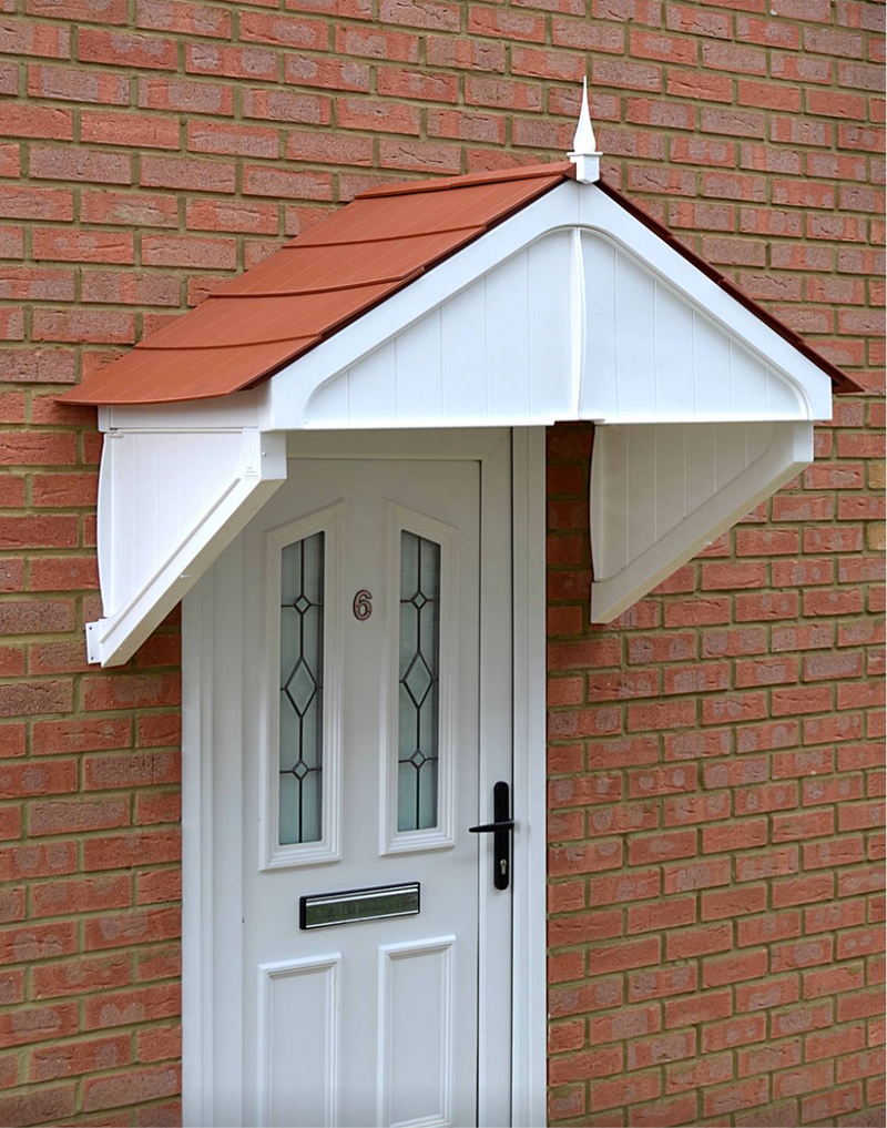 Achurch Door Canopy - Width 121cm, Height 97cm, Depth 75cm