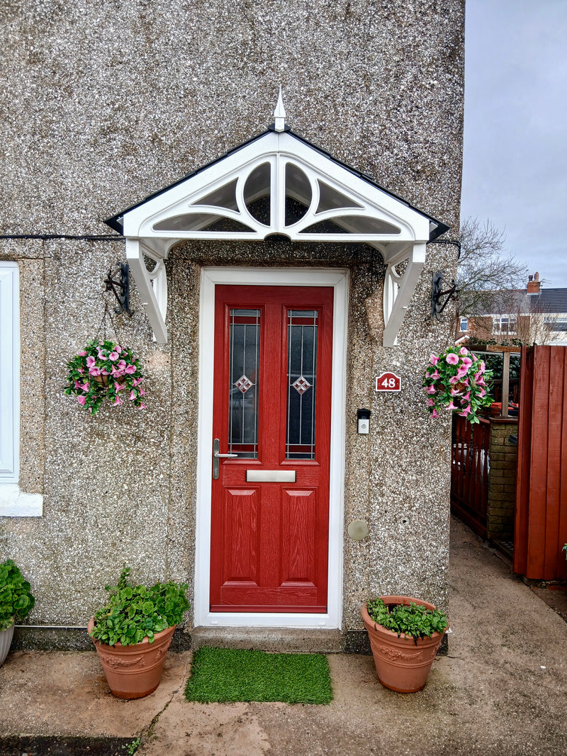 Althorp Door Canopy - Width 121cm, Height 97cm, Depth 75cm