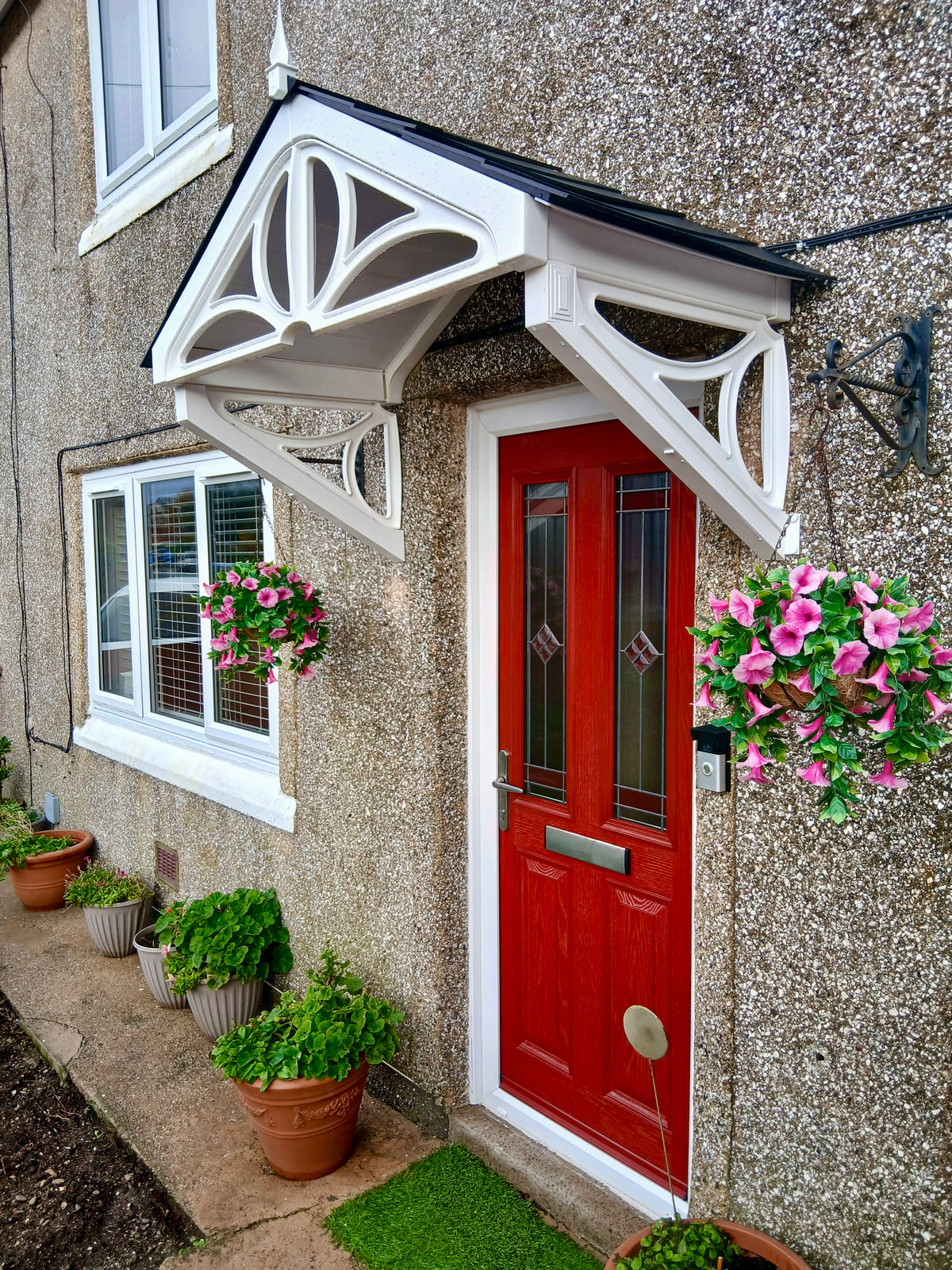 Althorp Door Canopy - Width 121cm, Height 97cm, Depth 75cm