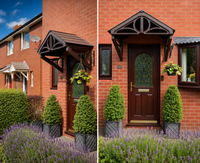 Althorp Door Canopy 149cm - Flat Pack Porch Canopy
