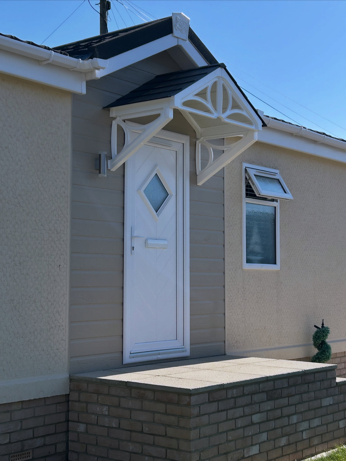 Althorp Door Canopy - Width 121cm, Height 97cm, Depth 75cm