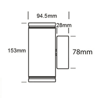Hunza Pillar Lite GU10 - IP66