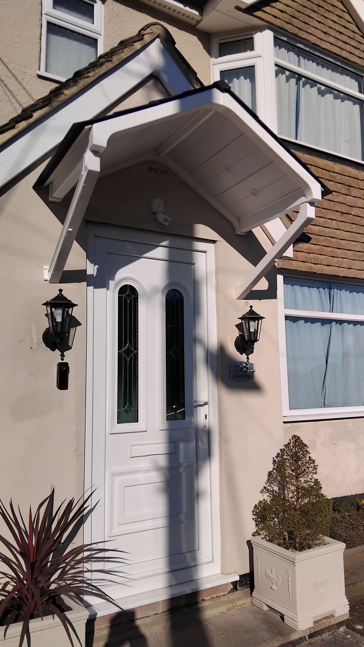 Apex Door Canopy - Depth 72.5cm x W121cm x H97cm