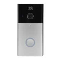 VESAFE HD 720P WiFi Video Doorbell with Intercom, TF Card Support, , Motion Detection, and App for iOS/Android (Includes Ding Dong/Chime) (Silver)
