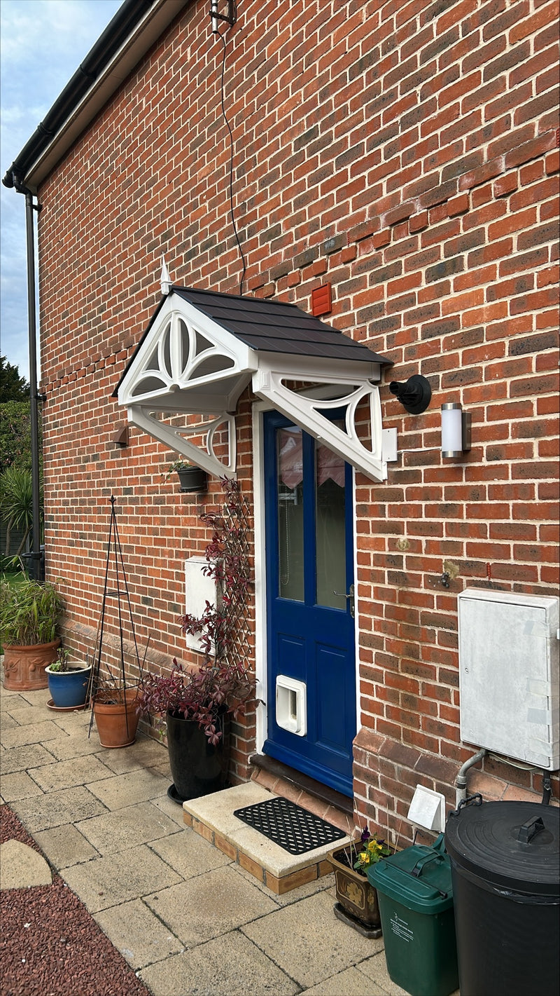 Althorp Door Canopy - Width 121cm, Height 97cm, Depth 75cm