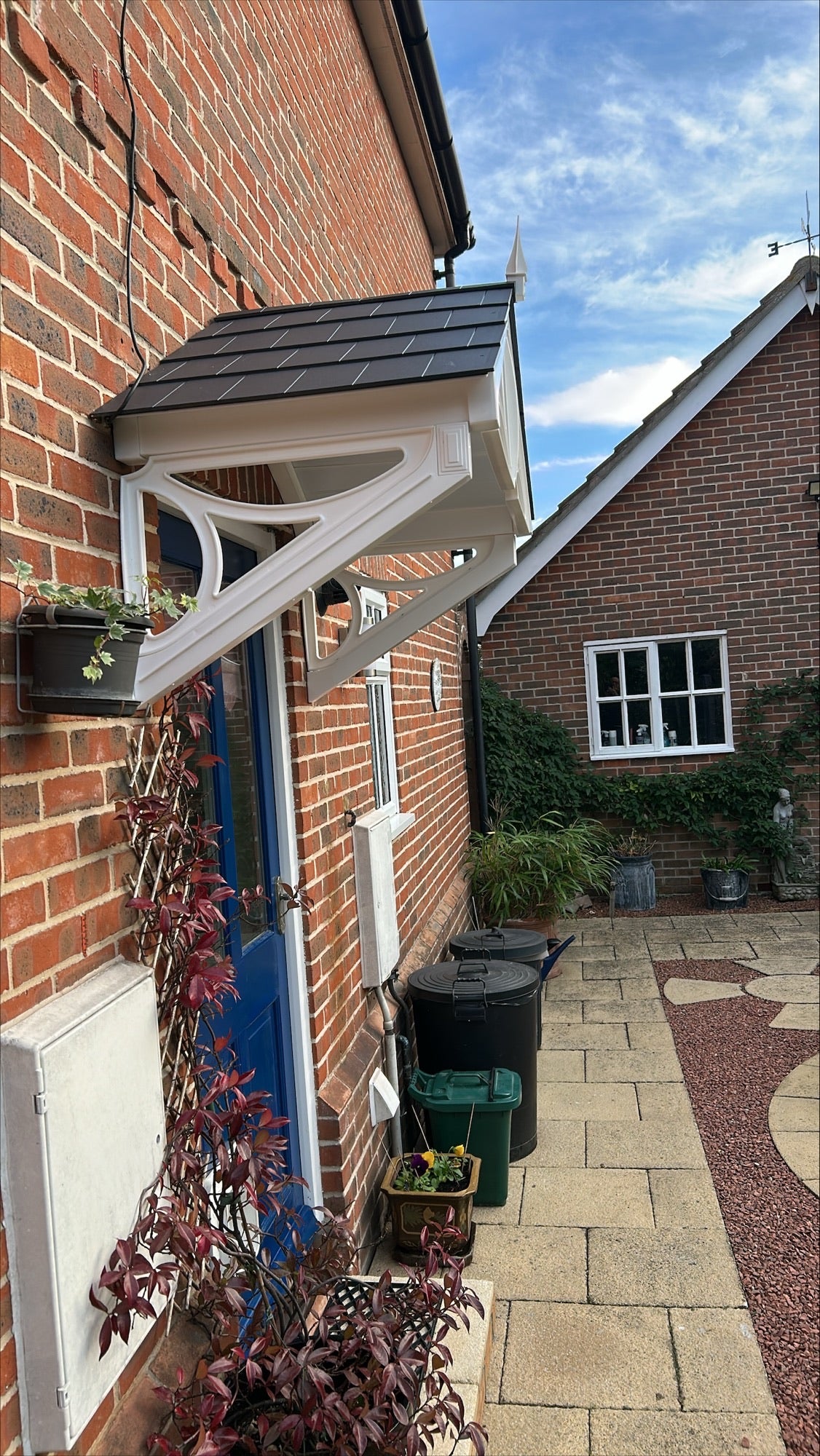 Althorp Door Canopy - Width 121cm, Height 97cm, Depth 75cm