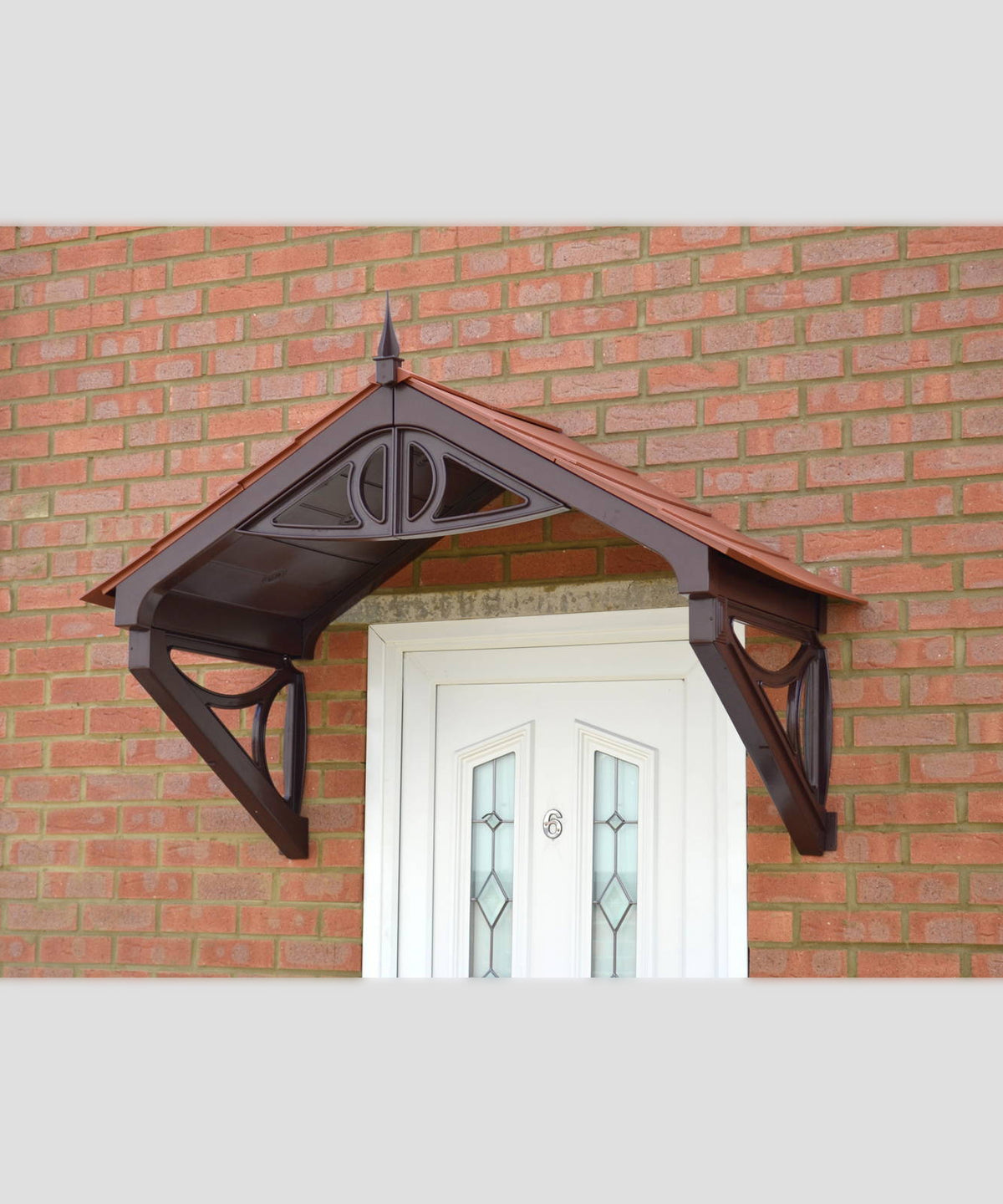 Rockingham Door Canopy - Width 121cm, Height 97cm, Depth 75cm