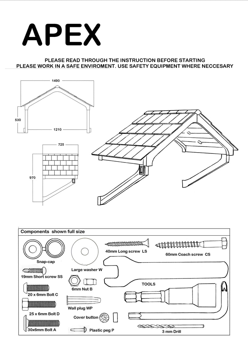 Apex Door Canopy